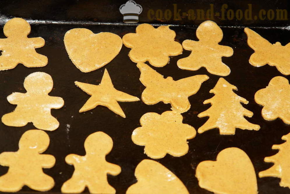 Gingerbread kolačići s cimetom i medom - kako napraviti medenjak dom, korak po korak recept fotografijama