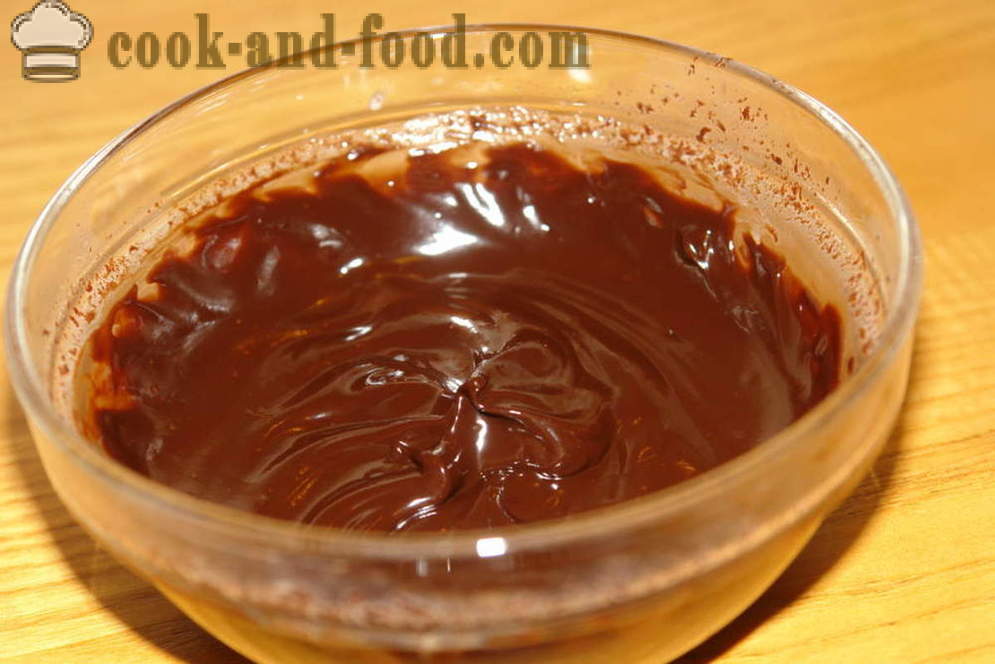 Ukusna čokoladna biskvit s vrhnjem - kako napraviti čokoladni kolač, korak po korak recept fotografijama