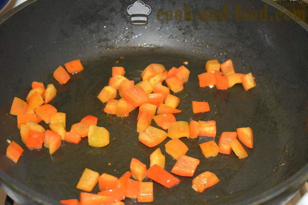 Varivo od povrća sa patlidžan i tikvice u pećnici - kako kuhati s pirjanim patlidžana i tikvica, s korak po korak recept fotografijama