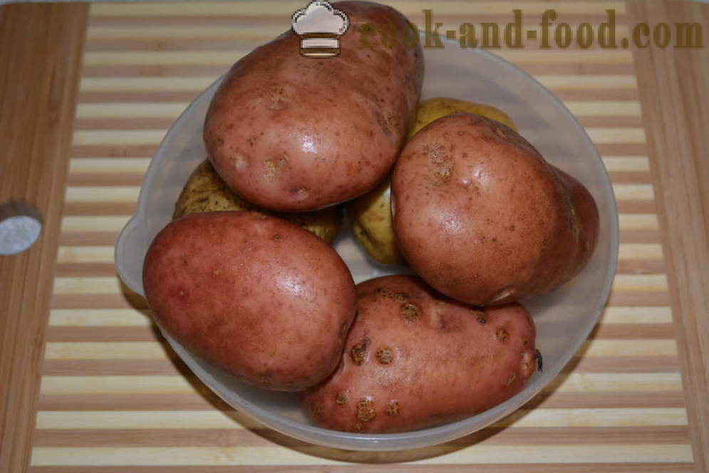 Pire krumpir s mlijekom i maslacem, bez grudica - kako kuhati ukusna pire krumpir, korak po korak recept fotografijama