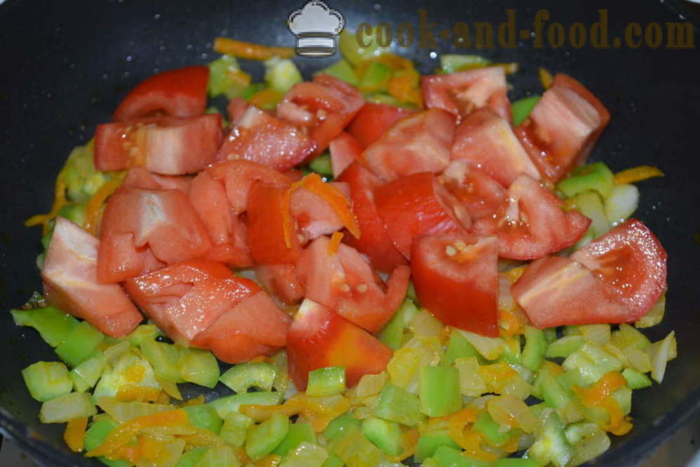 Ukusna mrvi heljda s povrćem u tavi - Kako kuhati heljda s povrćem, korak po korak recept fotografijama