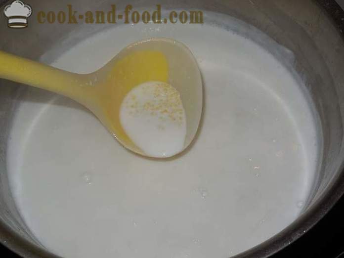 Proso kaša s mlijekom - Kako kuhati prosa kašu s mlijekom, korak po korak recept fotografijama