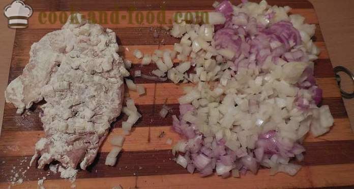 Domaći svinjski kotleti s lukom u tavi - kako se pripremiti ukusne odreske, korak po korak recept fotografijama