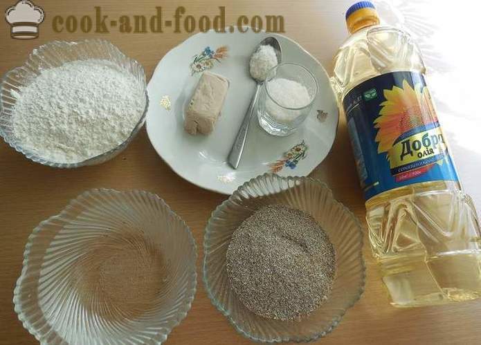 Ukusna i zdrava integralni pšenične mekinje žitarica - kako napraviti domaći kruh, jednostavan recept i korak po korak fotografiju