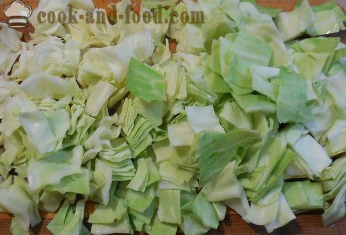 Varivo od povrća s tikvicama, kupus i krumpir u multivarka - Kako kuhati variva - recept korak po korak, s fotografijama