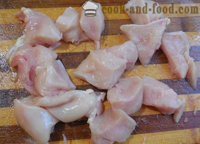 Kako kuhati piletinu u posudu s škrob - sočna i ukusna - recept sa slikom