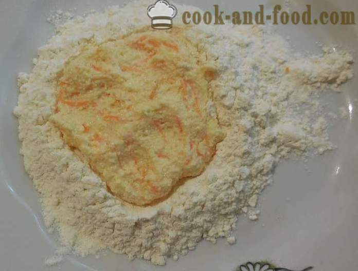 Svježim sirom kolači s mrkvom u multivarka - Kako kuhati mrkvu cheesecake - korak po korak recept fotografijama
