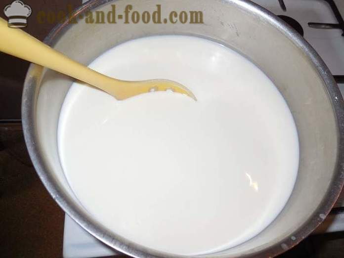 Kako napraviti domaći sir od mlijeka - jednostavni recept i korak po korak fotografiju