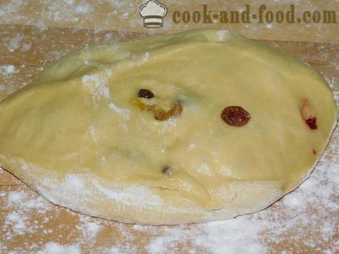 Talijanski Panettone - jednostavna i ukusna Uskrs kolač u krušnoj kavu - korak po korak recept fotografijama