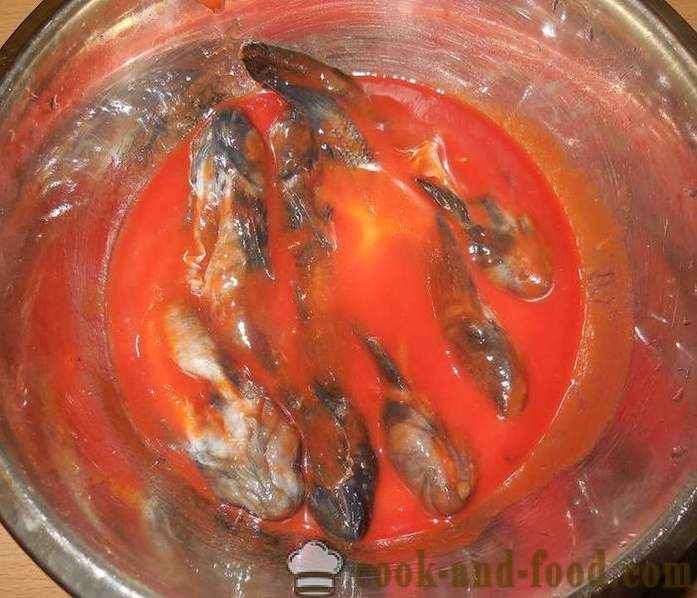 Slasni prženi glavoča u umaku od rajčice, hrskava - recept s fotografijama kako bi Crna bika