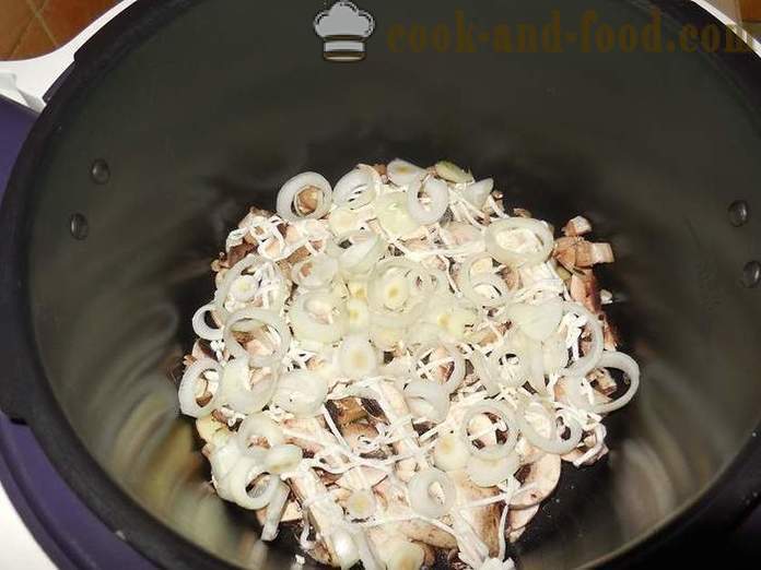 Povrće lonac sa gljivama i krumpirom u multivarka - Kako kuhati povrće lonac - Recept sa fotografijama - korak po korak