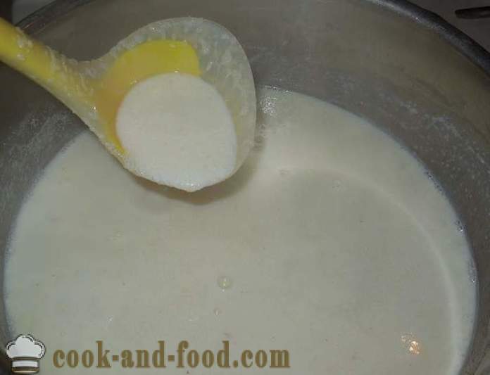 Kako kuhati kašu s mlijekom bez grudica - korak po korak recept za griz sa fotografijama