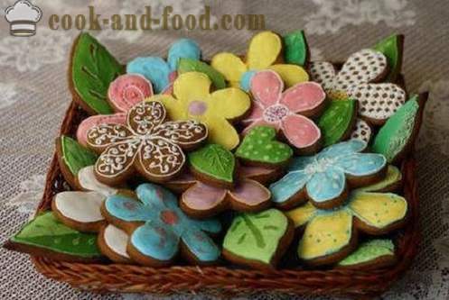 Šećer u boji glazura za kolače, kolačiće ili kolača na vodi - jednostavno recept glazura nagnuti kako bi boje glazura kod kuće