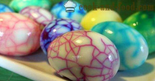 Kako obojati jaja bijelo ili jaje oslikana iznutra
