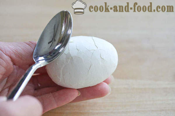 Kako obojati jaja bijelo ili jaje oslikana iznutra