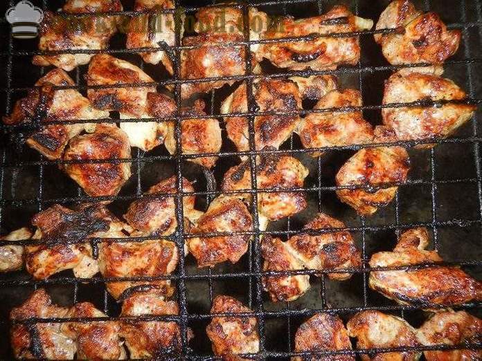 Sočna svinjetina na žaru - kako marinirati meso za ražnjića, roštilj, roštiljanje ili prženja na roštilju recept s fotografijama.