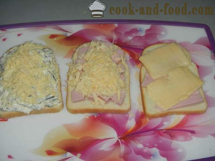 Jednostavni recepti za vruće sendviče sa sirom i kobasicama u žurbi