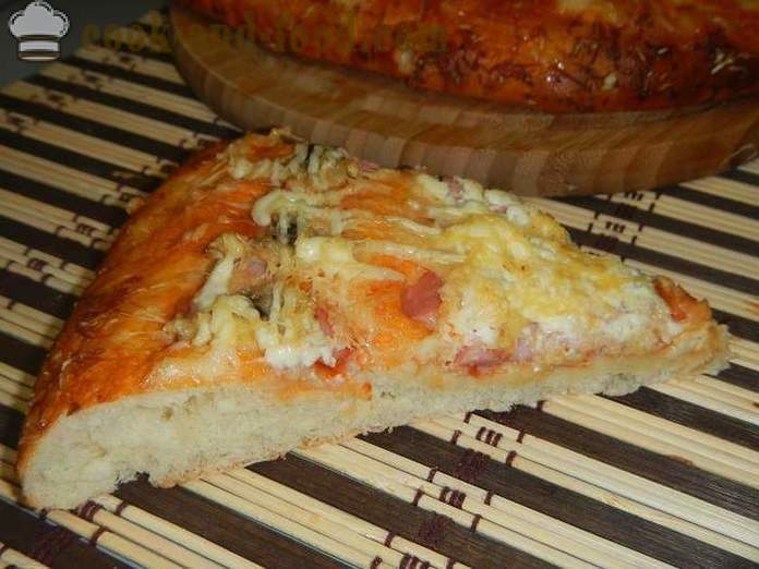 Domaće pizzu u pećnicu - korak po korak recept sa slikom ukusna pizza dizanog tijesta