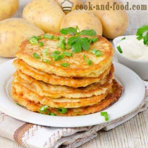 Bjelorus kuhinje: palačinke od krumpira - Video recepti kod kuće
