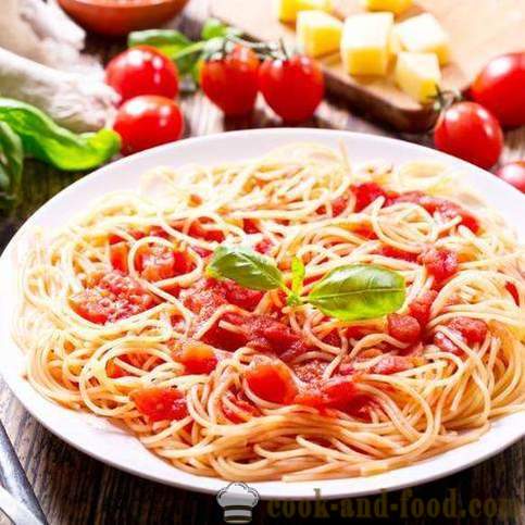Recept za špagete s rajčicom i sirom