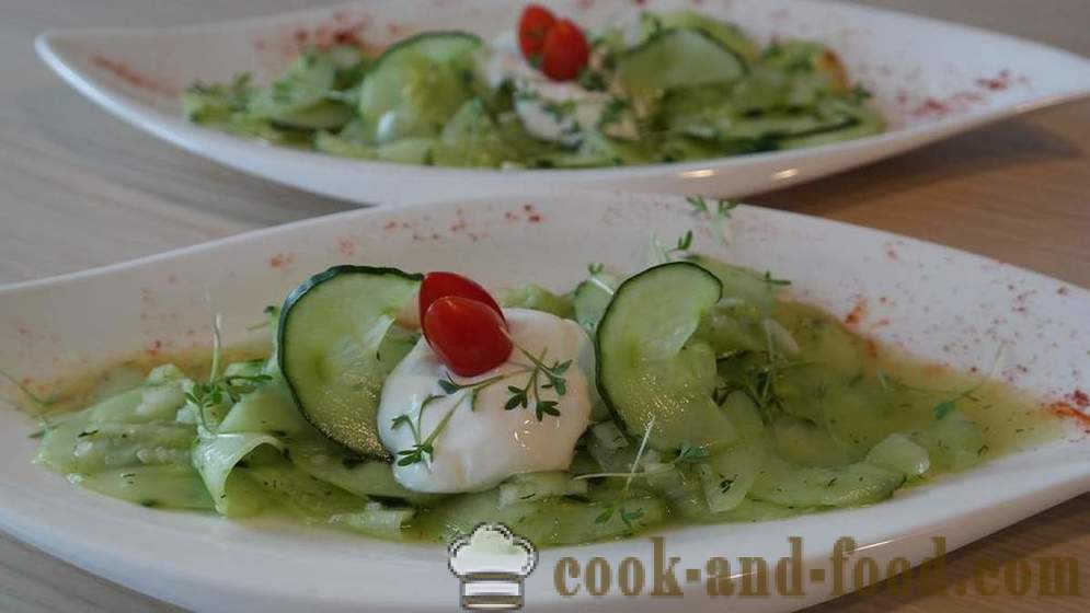Recepti za salate sa svježim krastavcima