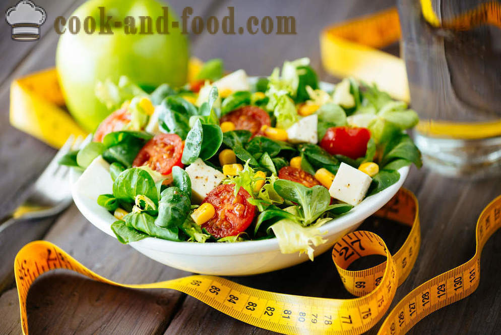Biljna salate Dijeta za mršavljenje - Video recepti kod kuće