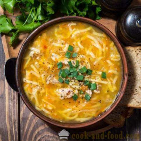 Recept za pileća juha s domaćim rezancima