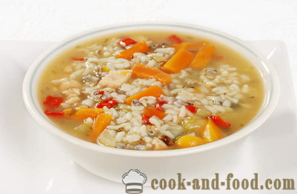 Ukusna i samo četiri recept pileća juha s rižom