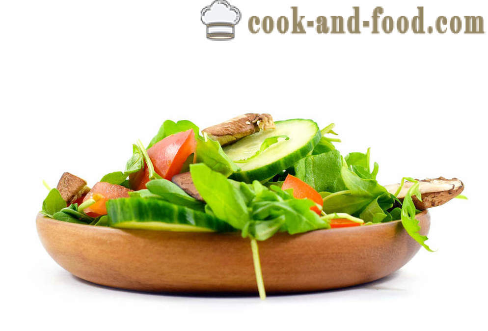 Tri jednostavna salata recept s gljivama - Video recepti kod kuće