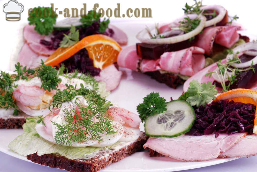 Danska: sendvič multi-kata i utopio se u med lososa - Video recepti kod kuće